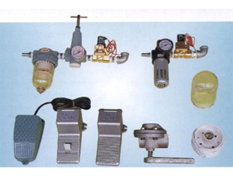 電磁閥、調(diào)壓濾水器、燈座、腳踏開(kāi)關(guān)、調(diào)砂器